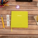 Vegan Deri 16,5x16,5 cm Esnek Kapak Defter