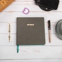 Vegan Deri 16,5x16,5 cm Esnek Kapak Defter