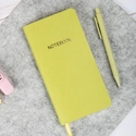 Vegan Deri 9x18 cm Esnek Kapak Defter