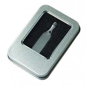 Pencereli Metal USB Bellek Kutusu