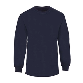 Bisiklet Yaka 2 İplik Sweatshirt Siyah