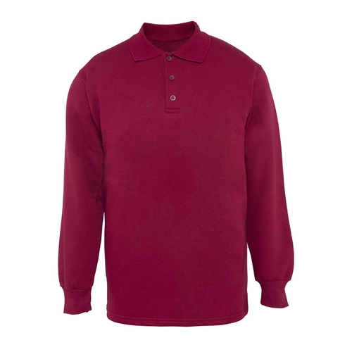 Polo Yaka 3 İplik Sweatshirt