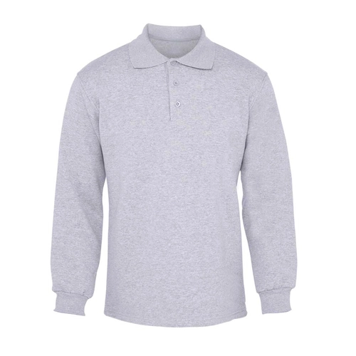 Polo Yaka 3 İplik Sweatshirt