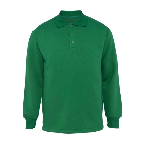 Polo Yaka 3 İplik Sweatshirt