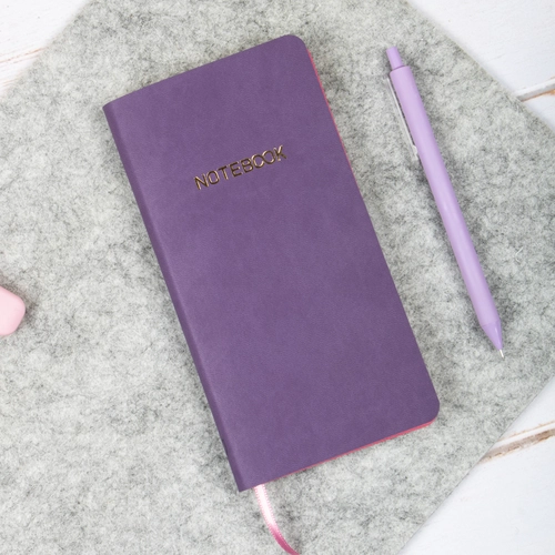 Vegan Deri 9x18 cm Esnek Kapak Defter