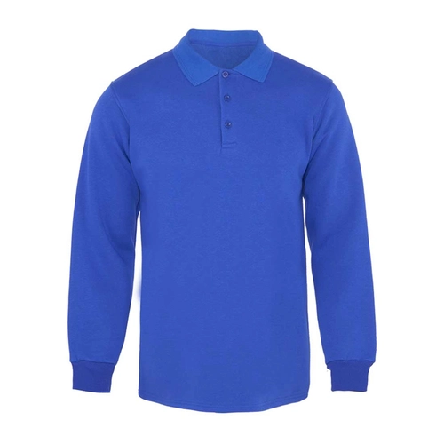 Polo Yaka 3 İplik Sweatshirt