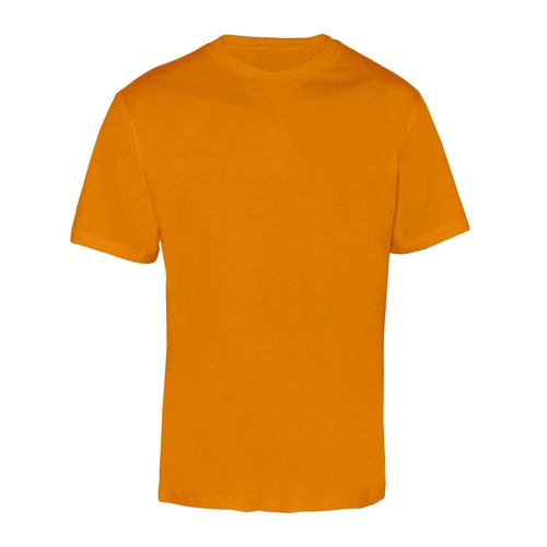 Bisiklet Yaka 1/30 Kompakt Penye Tişört Turuncu